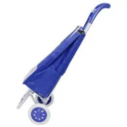 Shopping Trolley Bag Blue Side
